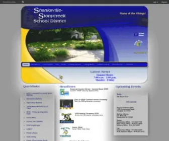 SSSD.com(Shanksville-Stonycreek School District) Screenshot