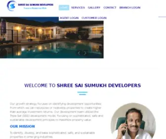 SSSdevelopers.com(SHREE SAI SUMUKH DEVELOPERS AND CONSTRUCTIONS LLP) Screenshot