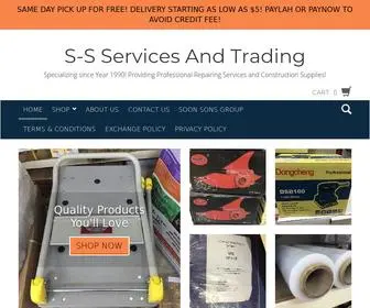 SSServicesandtrading.com(S-S Services And Trading) Screenshot