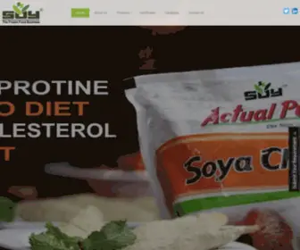 SSSoyindia.co.in(Actual Pure Soya Paneer Manufacturer exporter Supplier in Bhiwadi) Screenshot