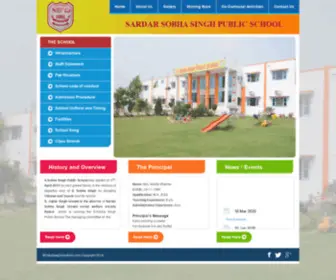 SSSpublicschoolraikot.com(Sardar Sobha Singh Public School) Screenshot