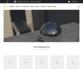 SSSteelball.com(Quality Stainless Steel Round Balls & Precision Steel Balls Manufacturer) Screenshot