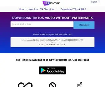 SSStik.io(Fastest TikTok Downloader) Screenshot