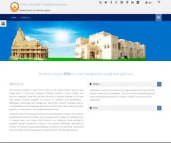 SSSU.in(Shree Somnath Sanskrit University) Screenshot