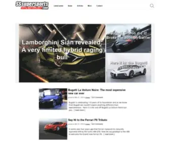 SSSupersports.com(New Super Cars) Screenshot