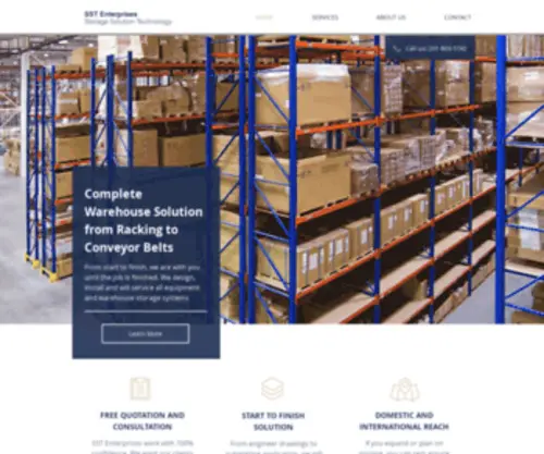 SST-Enterprises.com(Warehouse Storage System) Screenshot