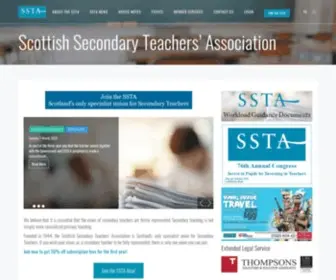 SSta.org.uk(Scottish Secondary Teachers) Screenshot