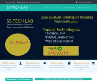 SStechlab.com(Best PHP and Python Training Institute in Noida) Screenshot