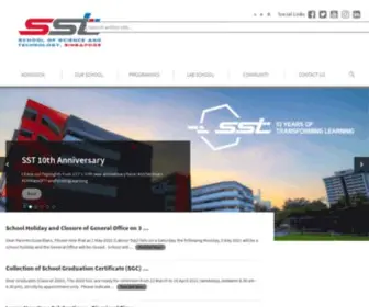 SST.edu.sg(Shaping Future Innovators) Screenshot