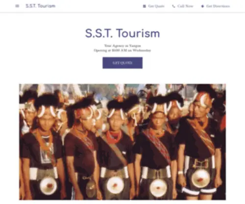 SSTmyanmar.com(Tour Agency in Yangon) Screenshot