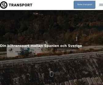 SStransport.se(Biltransport mellan Spanien och Sverige) Screenshot