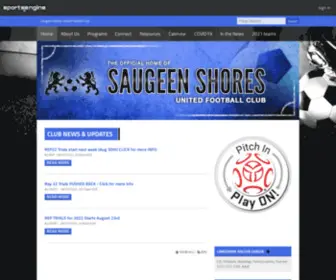 SSunitedfc.com(Saugeen Shores United Football Club) Screenshot