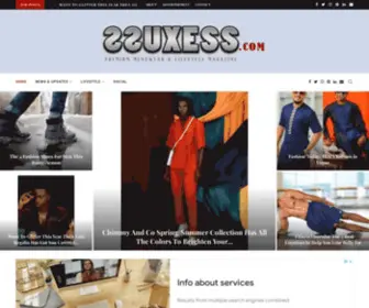 SSuxess.com(SSUXESS is a men's fashion and lifestyle blog) Screenshot