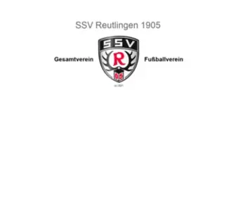 SSV-Reutlingen.de(SSV Reutlingen 1905 e.V) Screenshot