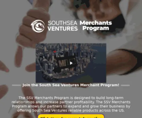 SSvmerchants.com(South Sea Ventures) Screenshot