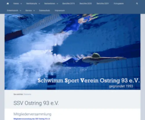 SSvostring.de(SSV Ostring 93 e.V) Screenshot