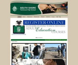 SSvotech.org(South Shore Vocational Technical High School) Screenshot