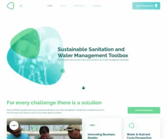SSWM.info(Find tools for sustainable sanitation and water management) Screenshot