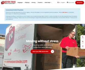 SSWstudentservices.com(International Shipping & Removals) Screenshot