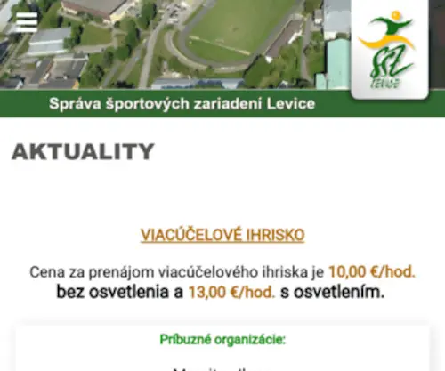SSzlevice.sk(Správa) Screenshot