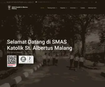ST-Albertus.sch.id(SMAS Katolik Santo Albertus Malang) Screenshot