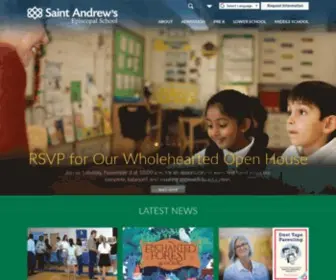 ST-Andrews.org(Andrew's Episcopal School) Screenshot