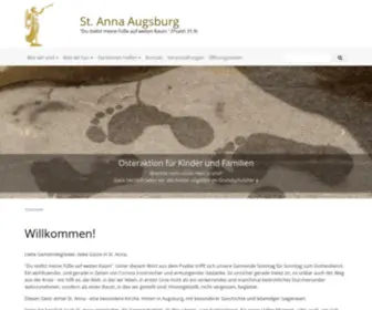 ST-Anna-Augsburg.de(Willkommen) Screenshot