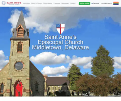 ST-Annes-Church.com(Episcopal Church Middletown Delaware) Screenshot