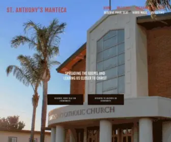 ST-Anthonys.org(Anthony's Manteca) Screenshot