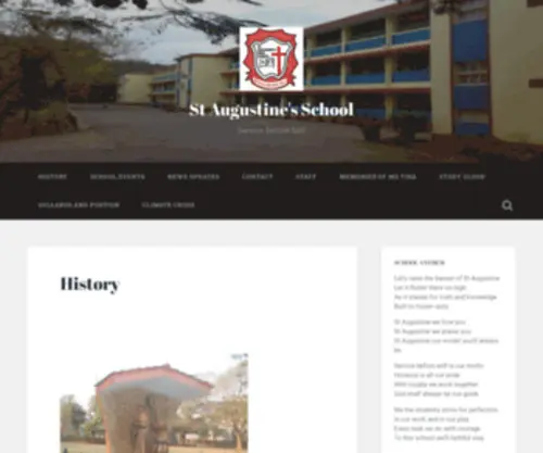 ST-Augustine-School.com(Service Before Self) Screenshot