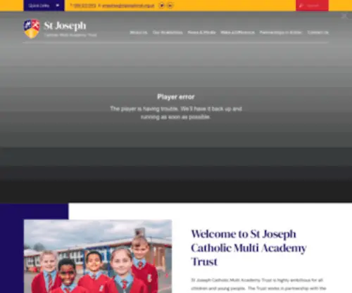 ST-Chads.co.uk(St Joseph Catholic Multi Academy Trust) Screenshot