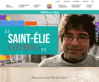 ST-Elie-DE-Caxton.ca(Site Internet de la municipalité de Saint) Screenshot