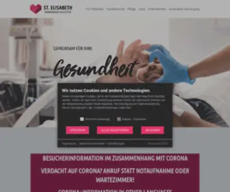 ST-Elisabeth-SZ.de(Gemeinsam für Ihre Gesundheit) Screenshot