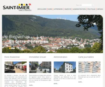 ST-Imier.ch(Bienvenue sur le site web de Saint) Screenshot