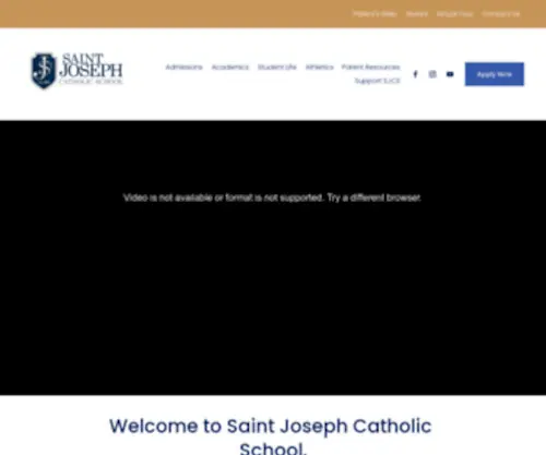 ST-Joe-School.org(Joseph Catholic School) Screenshot