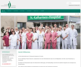 ST-Katharinen-Hospital.de(Katharinen-Hospital GmbH in Frechen) Screenshot