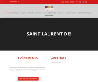 ST-Laurent-DE-LA-Cabrerisse.com(Site officiel de Saint Laurent de la Cabrerisse) Screenshot