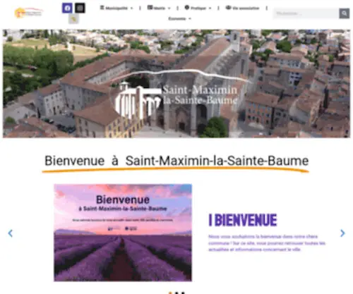 ST-Maximin.fr(Mairie de Saint Maximin La Sainte Baume) Screenshot