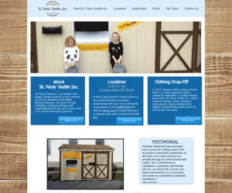ST-Pauly.com(St. Pauly Textile) Screenshot