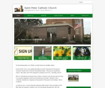 ST-Peter-Church.com(Peter Catholic Church) Screenshot