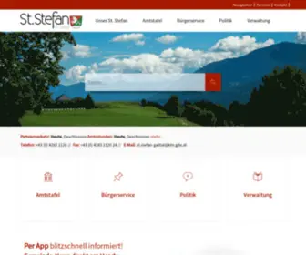 ST-Stefan-Gailtal.gv.at(Gemeinde St) Screenshot