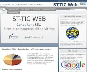 ST-Tic.fr(Consultant SEO) Screenshot