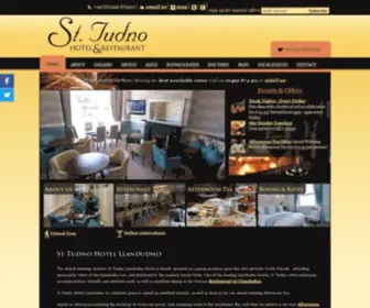 ST-Tudno.co.uk(The Wildings Hotel Llandudno North Wales) Screenshot