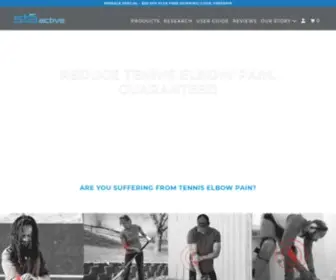 Staactive.com(Tennis Elbow Treatment at Home) Screenshot