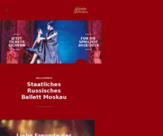 Staatliches-Russisches-Ballett-Moskau.com(Staatliches Russisches Ballett Moskau erleben) Screenshot