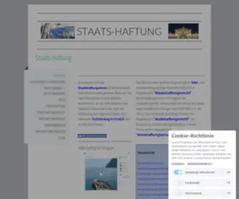 Staats-Haftung.de(Staatshaftungsrecht und Spezialsuche) Screenshot