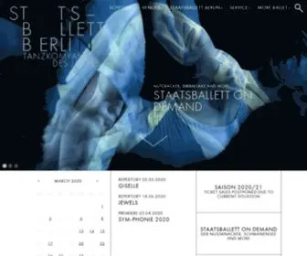 Staatsballett-Berlin.de(Staatsballett Berlin) Screenshot