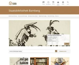 Staatsbibliothek-Bamberg.de(Staatsbibliothek Bamberg) Screenshot