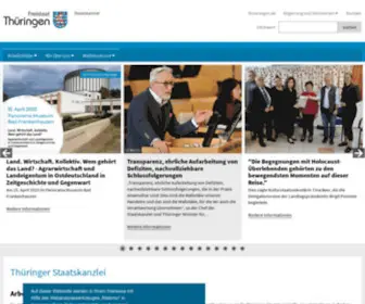 Staatskanzlei-Thueringen.de(Startseite ) Screenshot