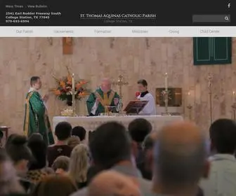 StABCS.org(St. Thomas Aquinas Catholic Church) Screenshot